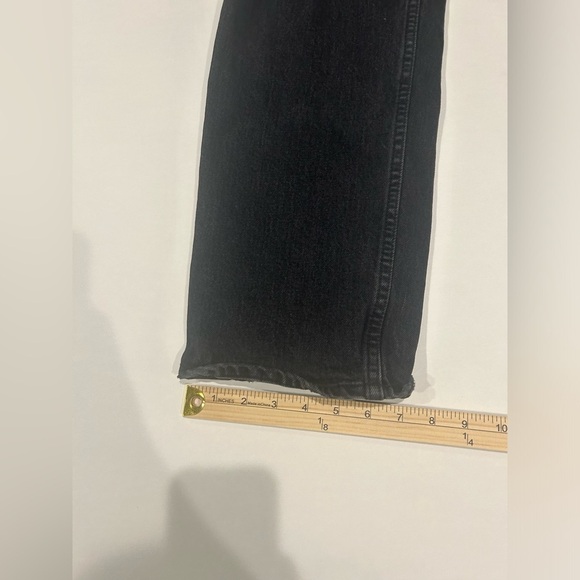 Abercrombie & Fitch 90s Straight Ultra High Rise Jeans Women’s 29 Short Black - Picture 14 of 14